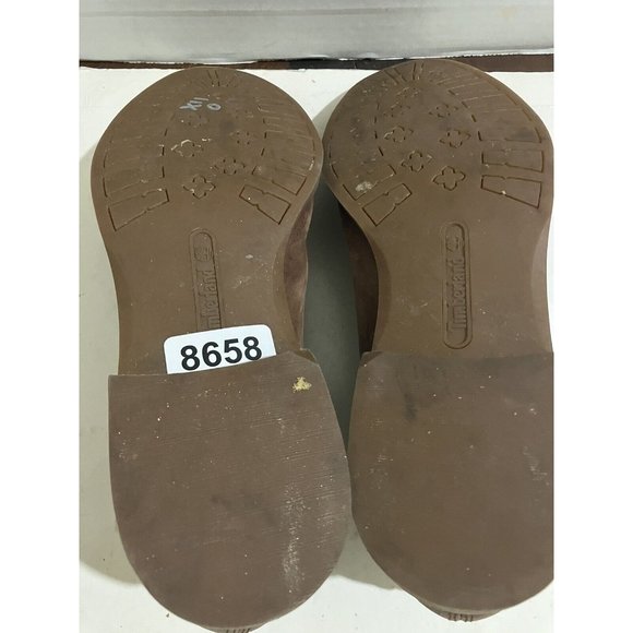 Timberland Savin Hill Women's Size 8.5 Brown  Leather Weave Ankle Boot shoe - Picture 6 of 7